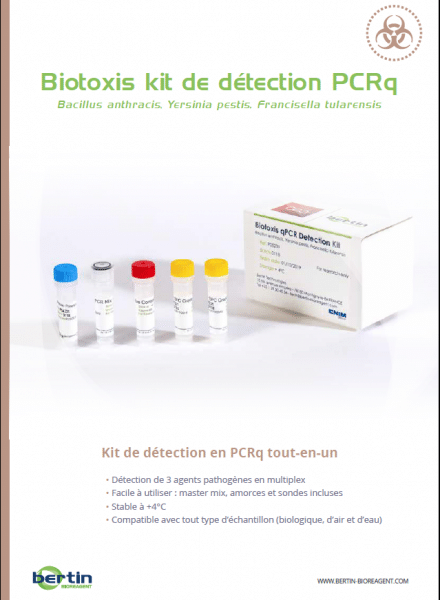Biotoxis – Kit de détection qPCR Bertin Technologies 45512