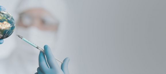 On-site treatment of virus-contaminated medical waste