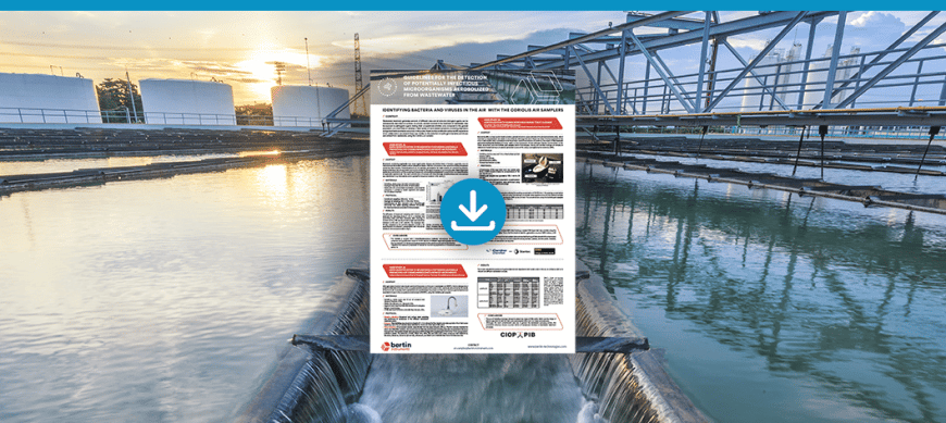 [Poster] L’identification des bactéries et des virus dans l’air avec les collecteurs d’air Coriolis Bertin Technologies 51003