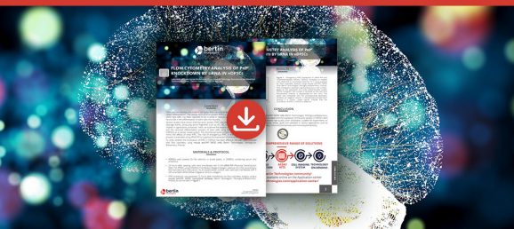 [Note d’application] Analyse par cytométrie en flux de la réduction de la PrPC par siRNA dans les hDPSCs Bertin Technologies 55373