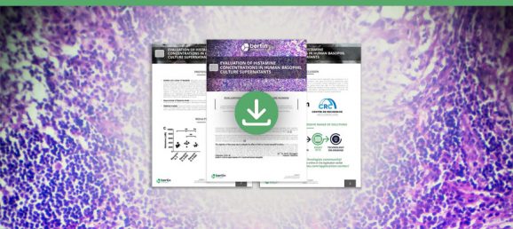 Évaluation des concentrations d’histamine dans les surnageants des cultures de basophiles humains Bertin Technologies 56945