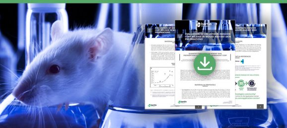 [Note d’application] Évaluation de la libération de CGRP induite par la ciguatoxine dans des préparations de peau de souris et de rat Bertin Technologies 57780