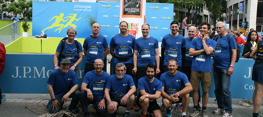 Nos collègues courent au JP Morgan Corporate Challenge Bertin Technologies 69817
