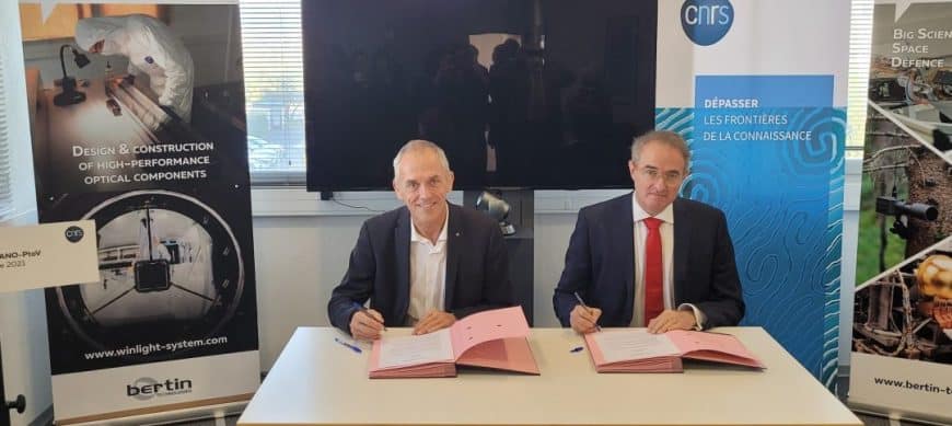 Winlight System et le CNRS s’allient pour promouvoir la recherche, les études, la conception et la fabrication de composants dédiés aux optiques à haute performance Bertin Technologies 73311