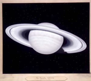 Étienne-Léopold Trouvelot, La Planète Saturne, Paris, France, 1874.